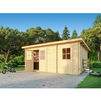 Fjordholz Pultdach Gartenhaus Modell Ezra 5H