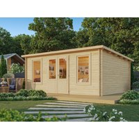 Fjordholz Pultdach Gartenhaus Modell Rex 28 A