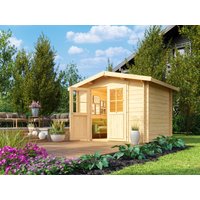 Fjordholz Satteldach Gartenhaus Modell Eliza 2D