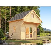 Fjordholz Satteldach Gartenhaus Modell Ontario 44| Rabatt: 26%|4x3m