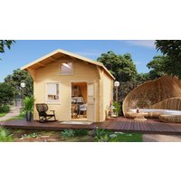 Fjordholz Satteldach Gartenhaus Modell Sönke 44 B