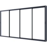 StarLine Aluminium Schiebetür 400 x 206 cm| Rabatt: 26%|4x2m