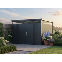StarLine Metall Gerätehaus Modell Solidum 9,0 m²| Rabatt: 23%|3x3m