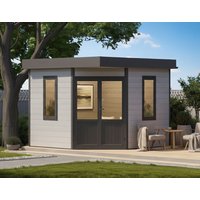 WPC 5-Eck Gartenhaus Modell Style Classic| Rabatt: 26%|3x3m