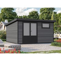 WPC Gartenhaus Modell Style DeLuxe 13,70 m²| Rabatt: 26%|4x3m