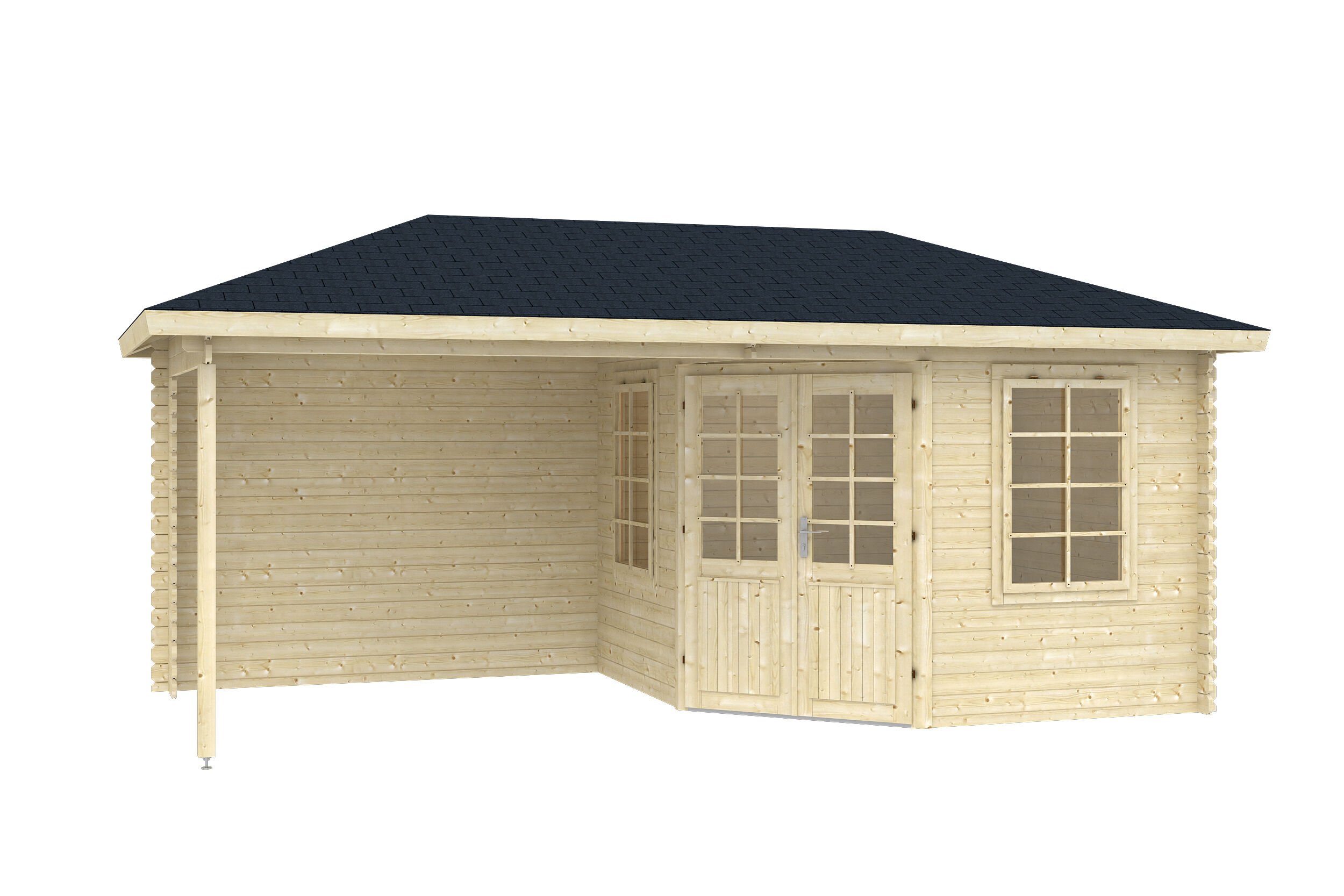 5-Eck Gartenhaus Modell Helsingborg 40| Rabatt: 26%|5x3m