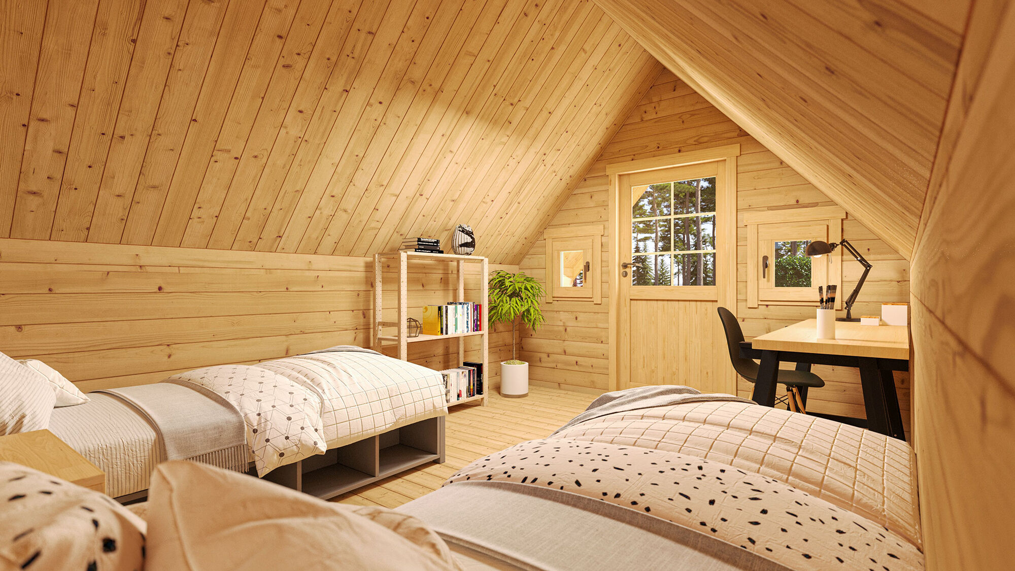 Fjordholz Campinghütte Modell Eifel 44