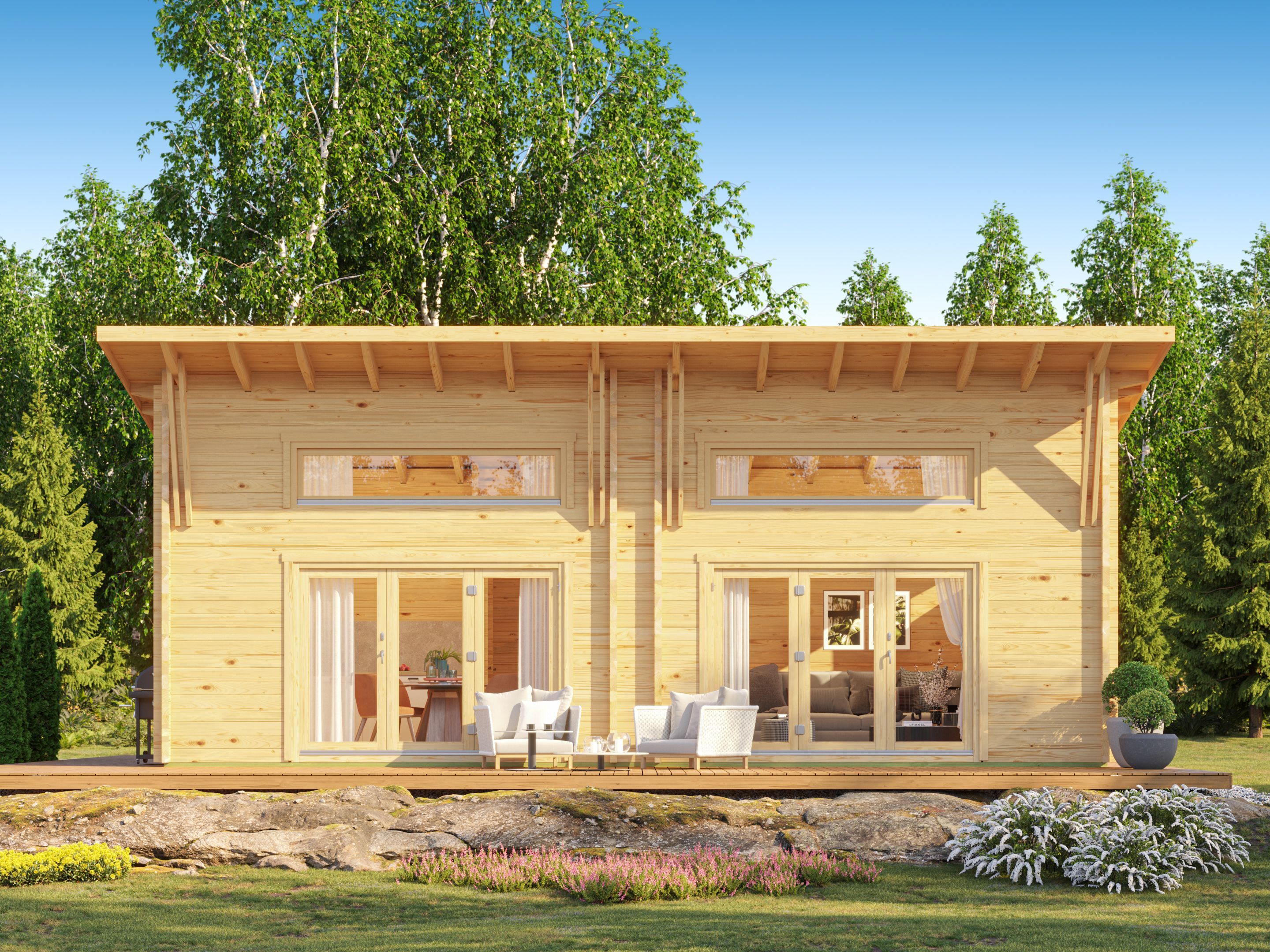 Fjordholz Ferienhaus Modell Darcy 70 Fjordholz Ferienhaus Modell Darcy 70