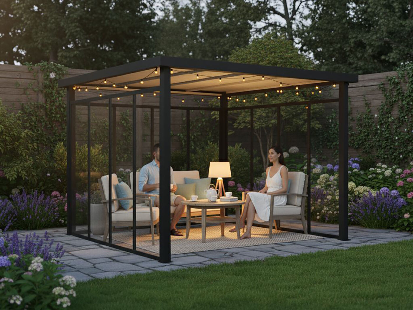 Freistehendes Terrassendach Modell Nexus Sparset-2| Rabatt: 26%