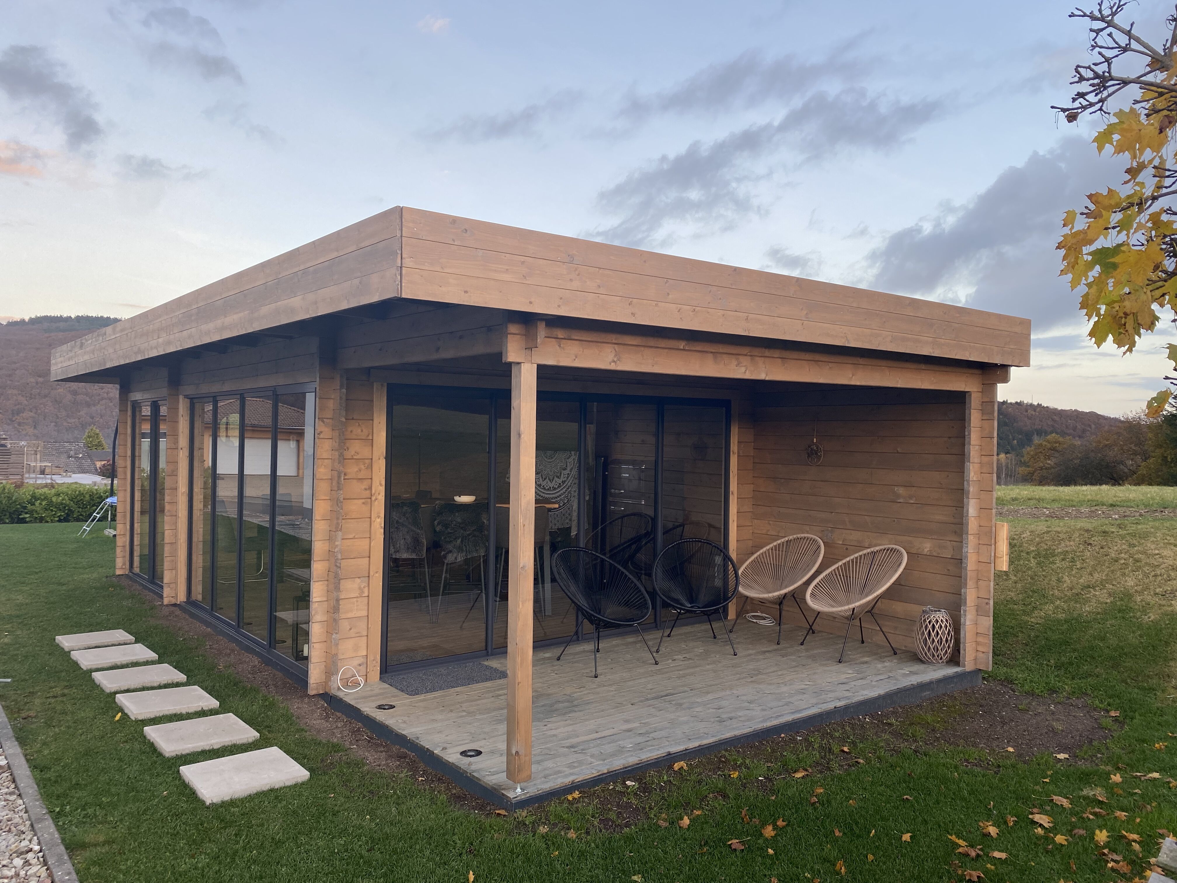 Fjordholz Gartenhaus Alu Concept 44 O