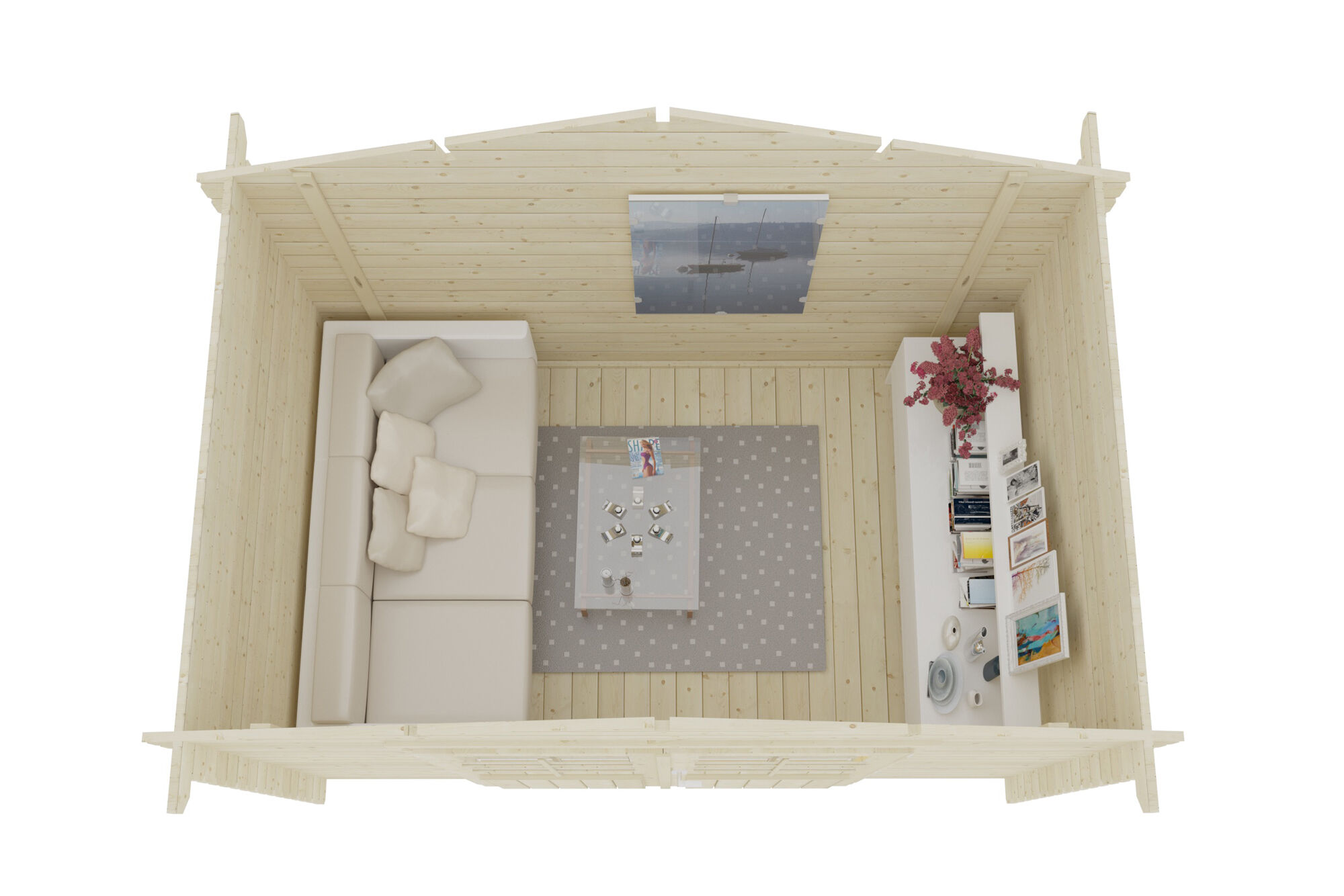 Fjordholz Gartenhaus Modell Bente 28 A