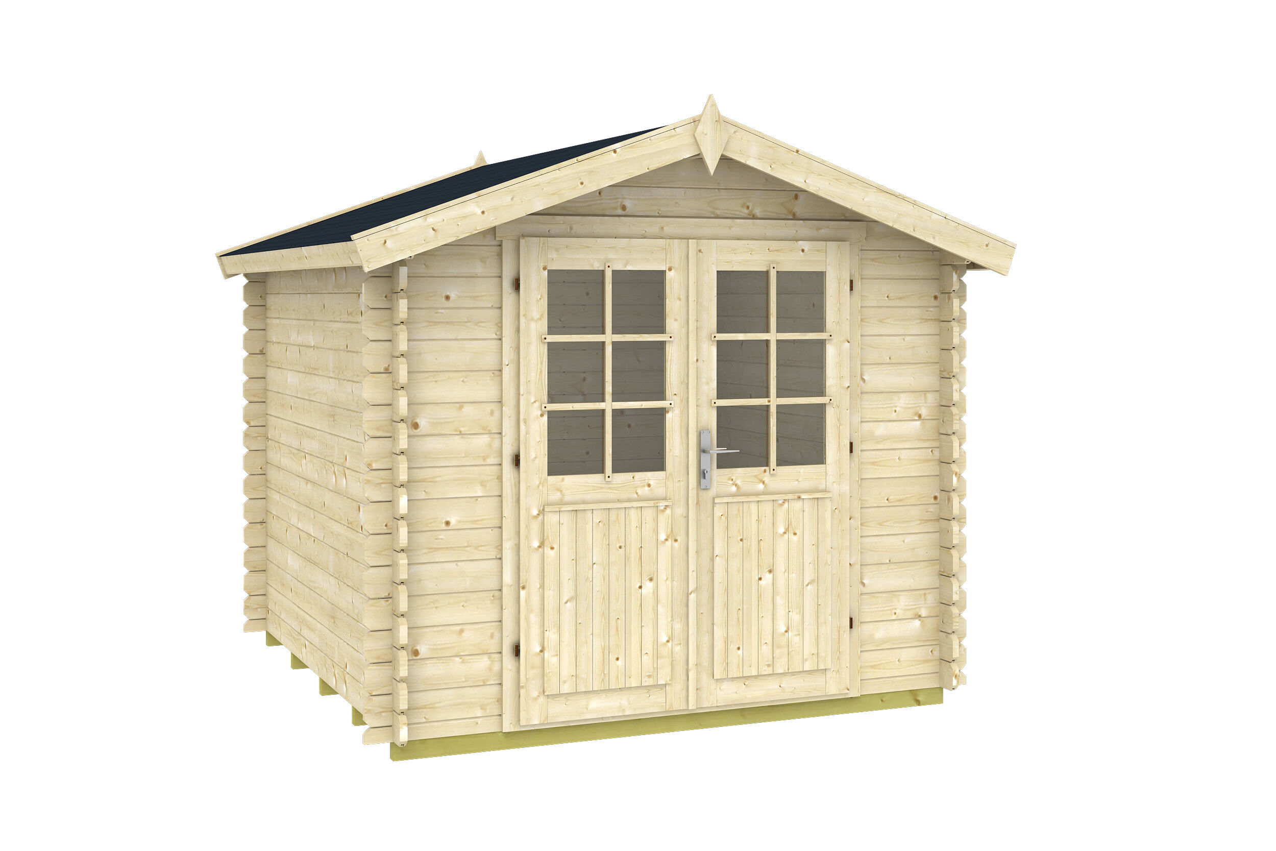 Fjordholz Gartenhaus Modell Bente 28 B