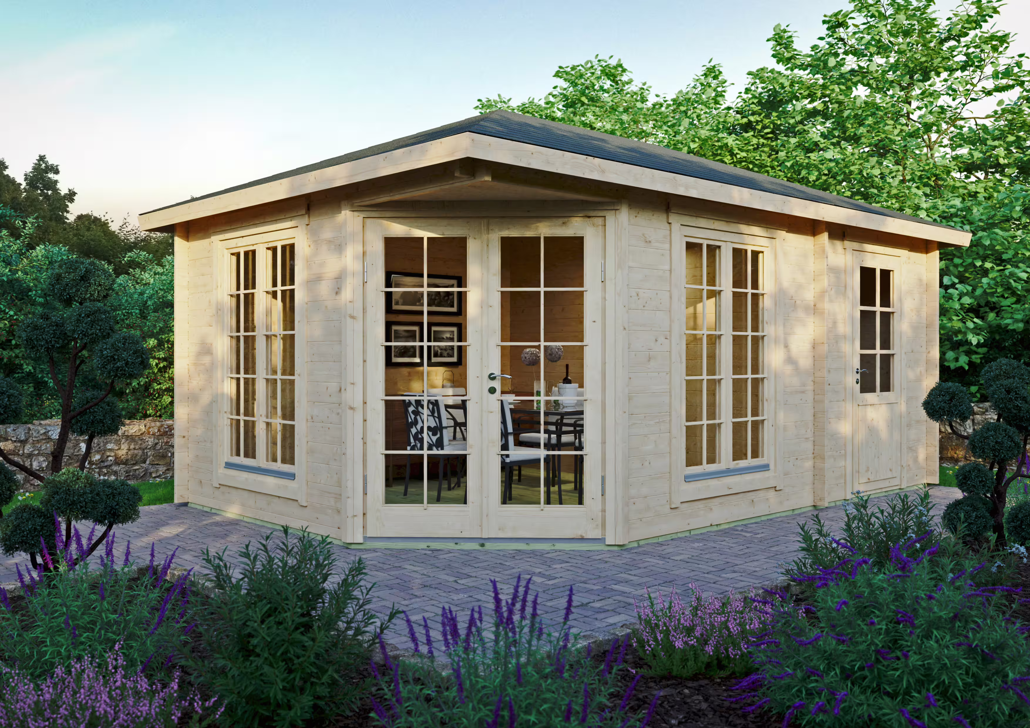 Fjordholz Gartenhaus Modell Glasgow 44 B| Rabatt: 26%