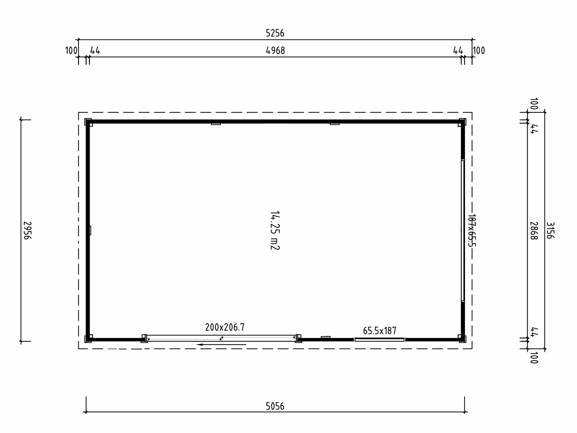 Fjordholz Gartenhaus Modell Juist-3 mit Anbau| Rabatt: 26%
