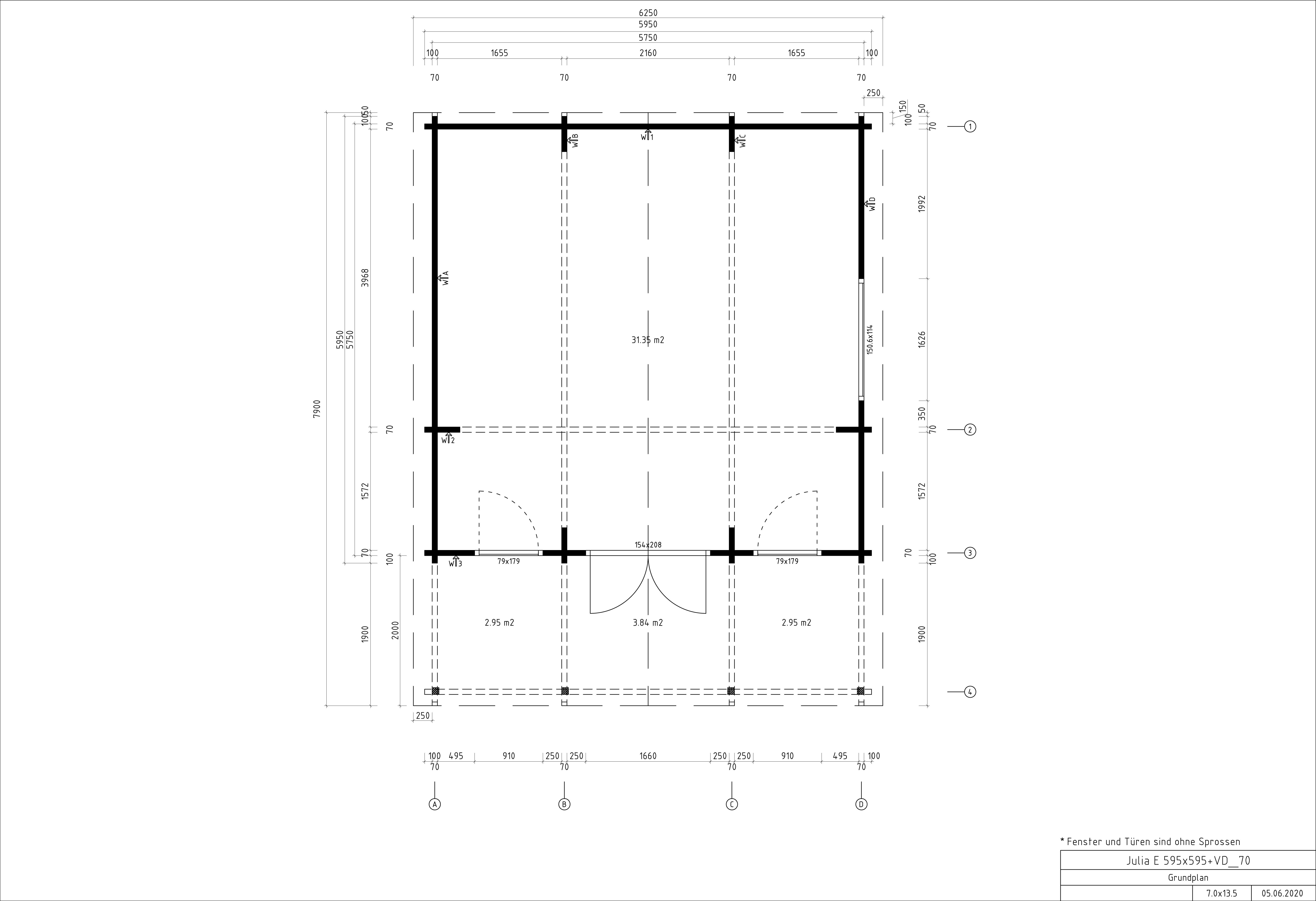 Gartenhaus Modell Julia 70 E| Rabatt: 26%|6x4m