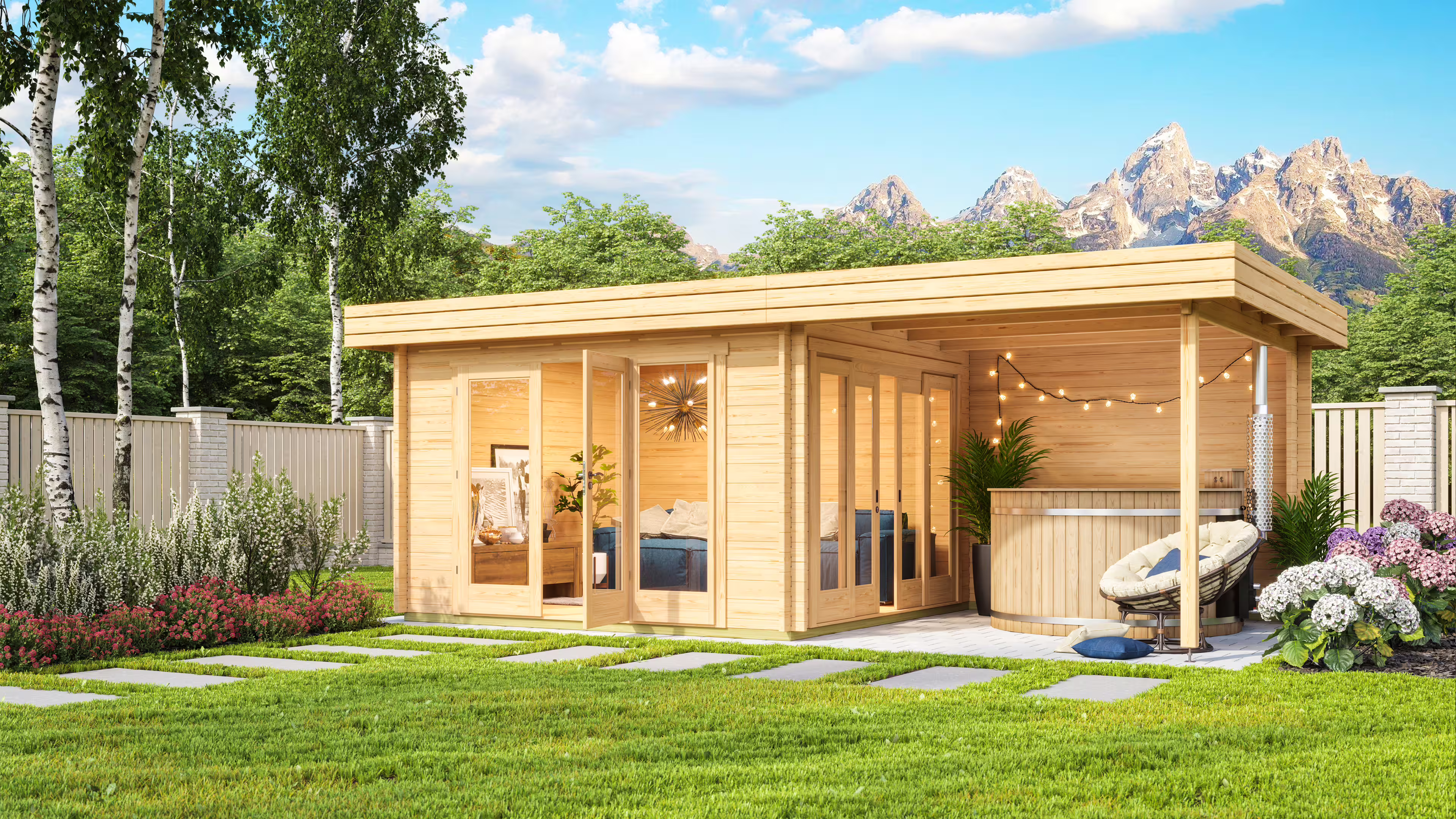 Fjordholz Gartenhaus Modell Karensa 44| Rabatt: 26%