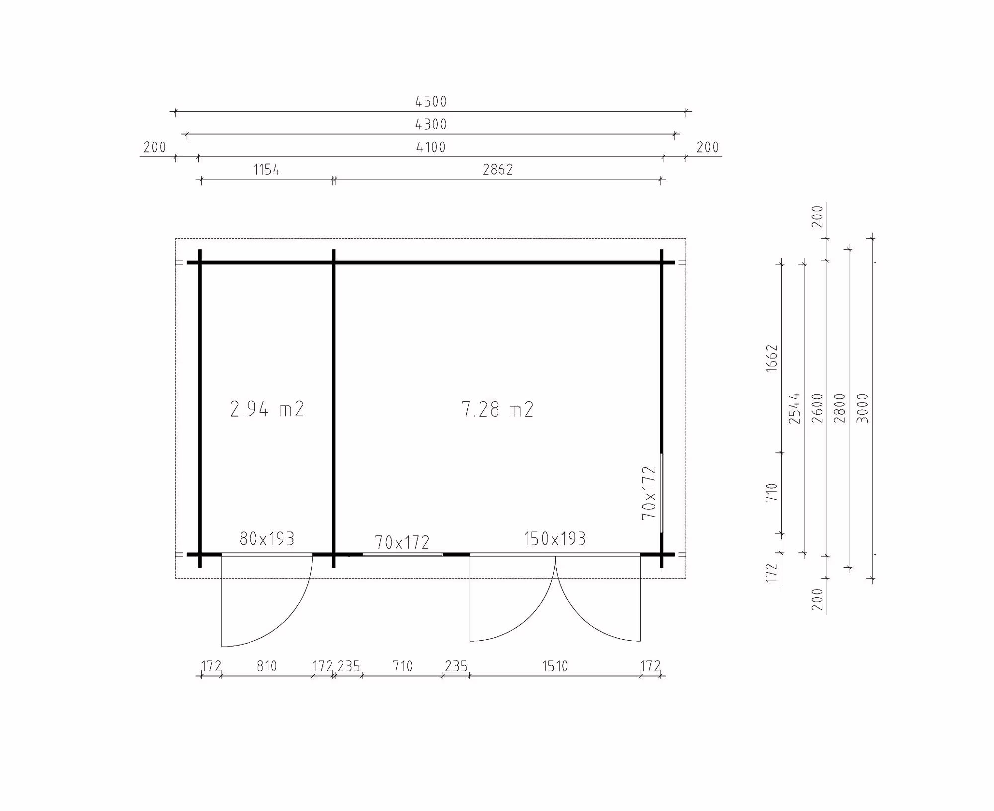 Fjordholz Gartenhaus Modell Krista 28 A| Rabatt: 26%|6x4m