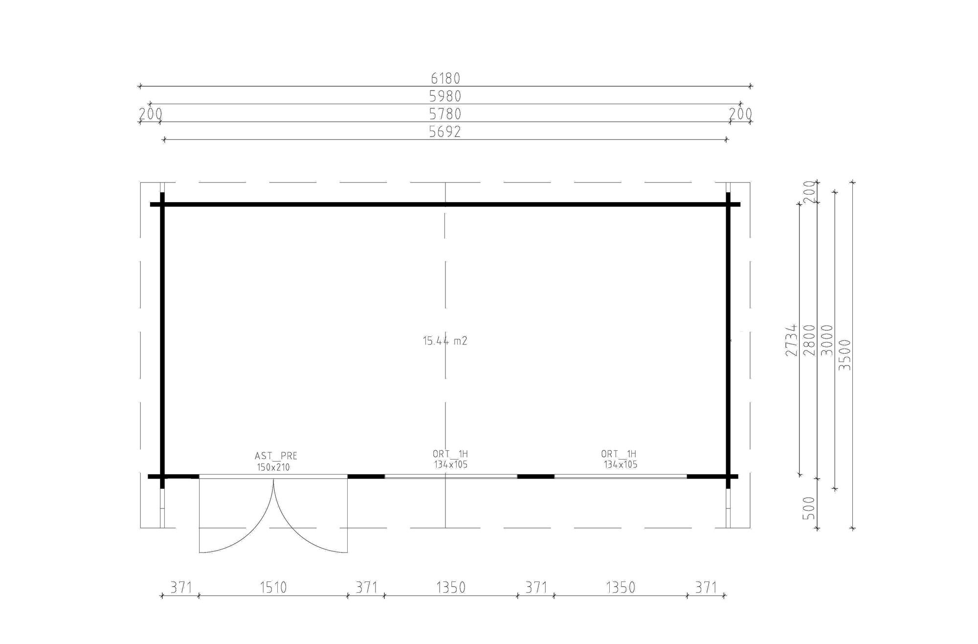 Fjordholz Gartenhaus Modell Kurt 44 A| Rabatt: 26%|6x3m Fjordholz Gartenhaus Modell Kurt 44 A| Rabatt: 26%|6x3m