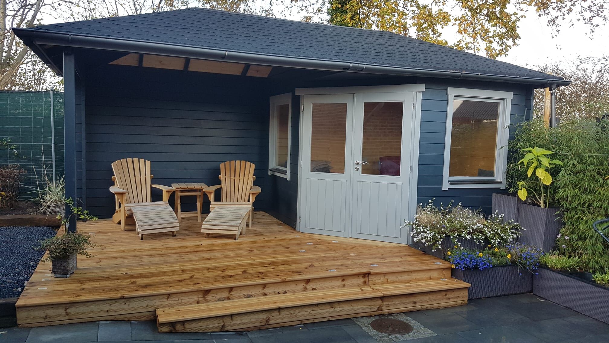 Fjordholz Gartenhaus Modell Lenja 44