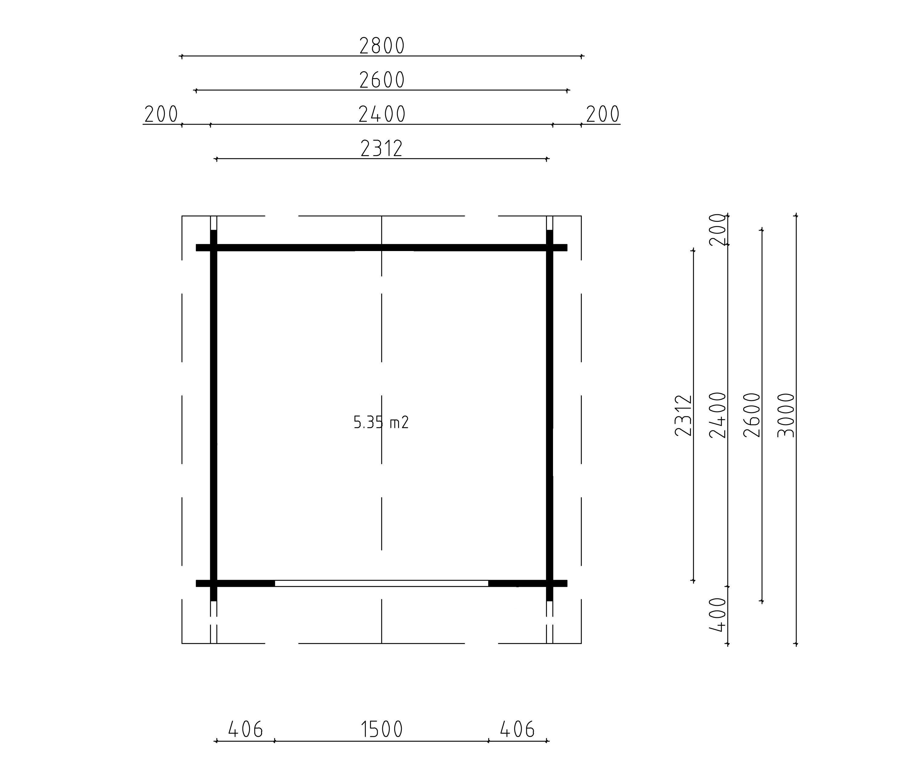 Fjordholz Gartenhaus Modell Lexi 44 D Premium