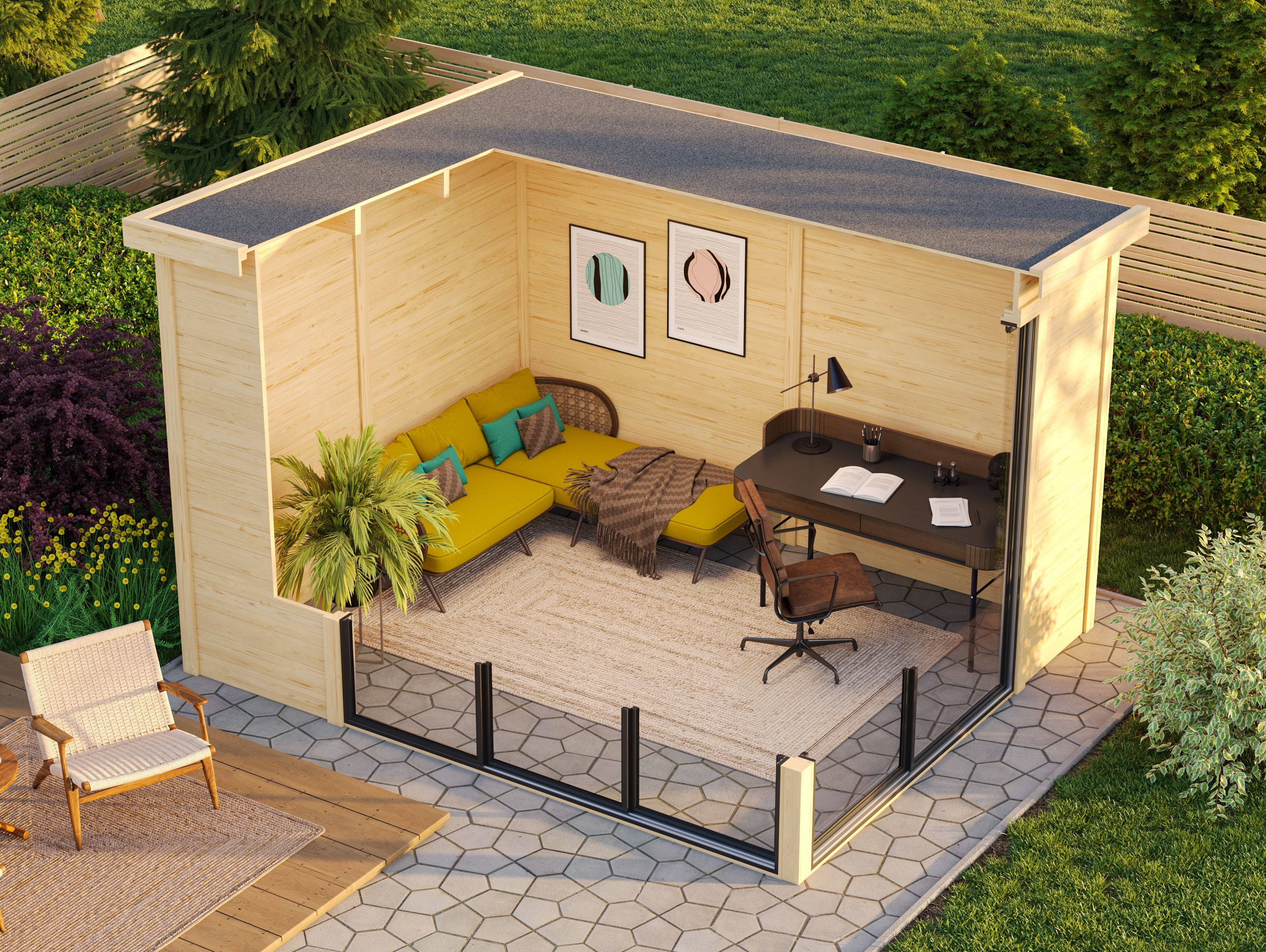 Fjordholz Gartenhaus Modell Mia 28 B
