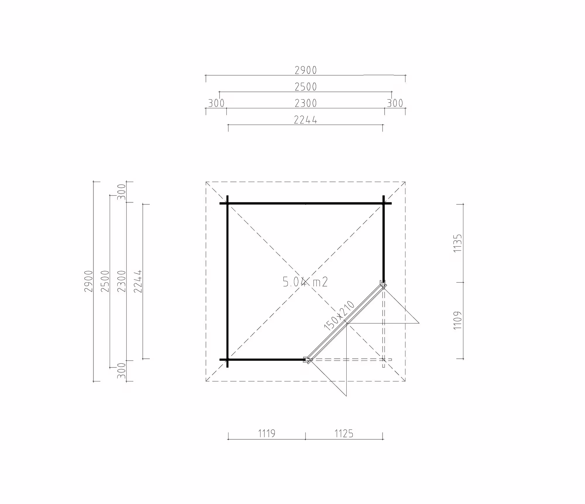 Fjordholz Gartenhaus Modell Nina 44 A| Rabatt: 26%|6x4m