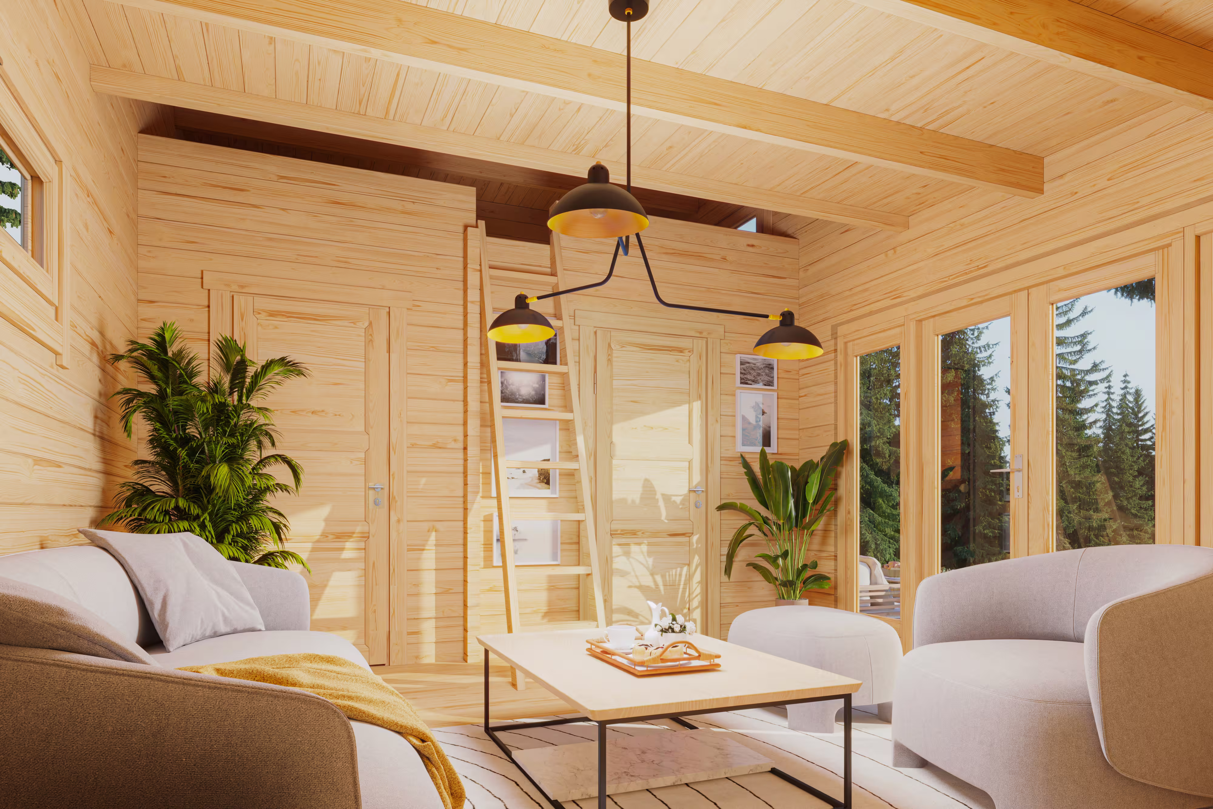 Fjordholz Gartenhaus Modell Olymp 70| Rabatt: 26%