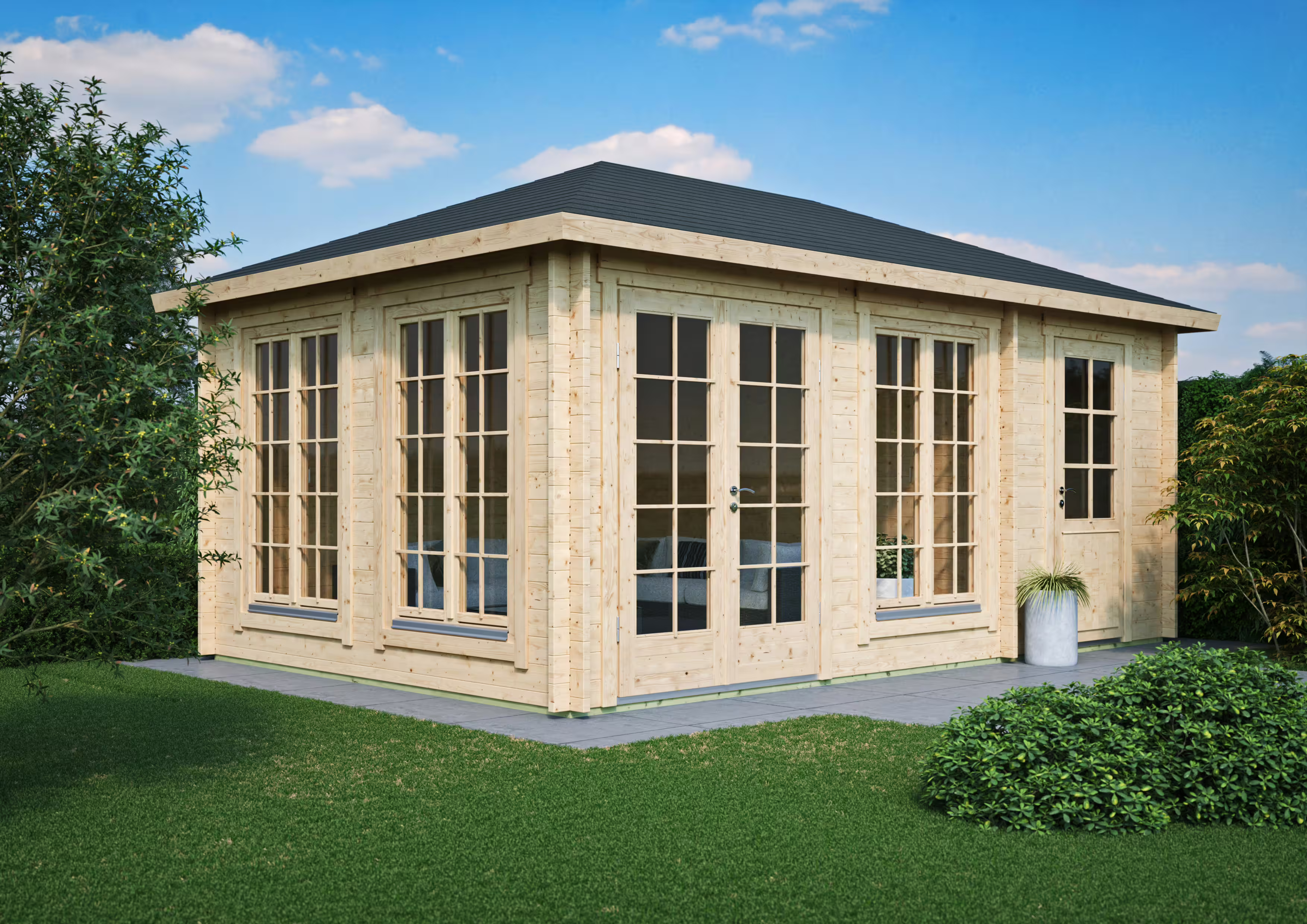 Gartenhaus Modell Porto 44 A| Rabatt: 26%|4x3m