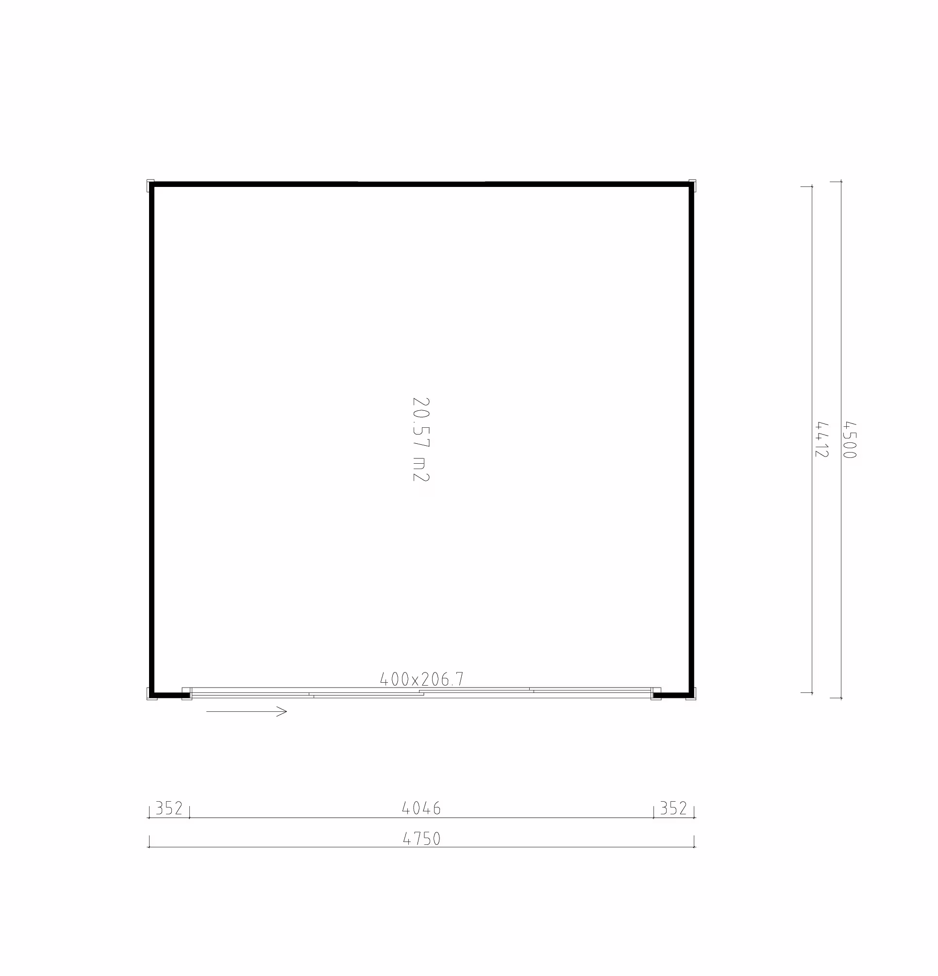Fjordholz Gartenhaus Modell Q-BIC Alu 70 C| Rabatt: 26%