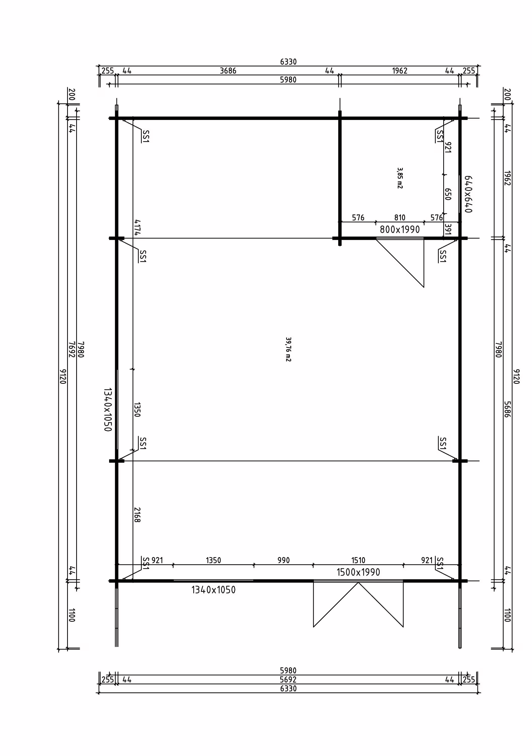 Fjordholz Gartenhaus Modell Raik 44| Rabatt: 26%|6x4m