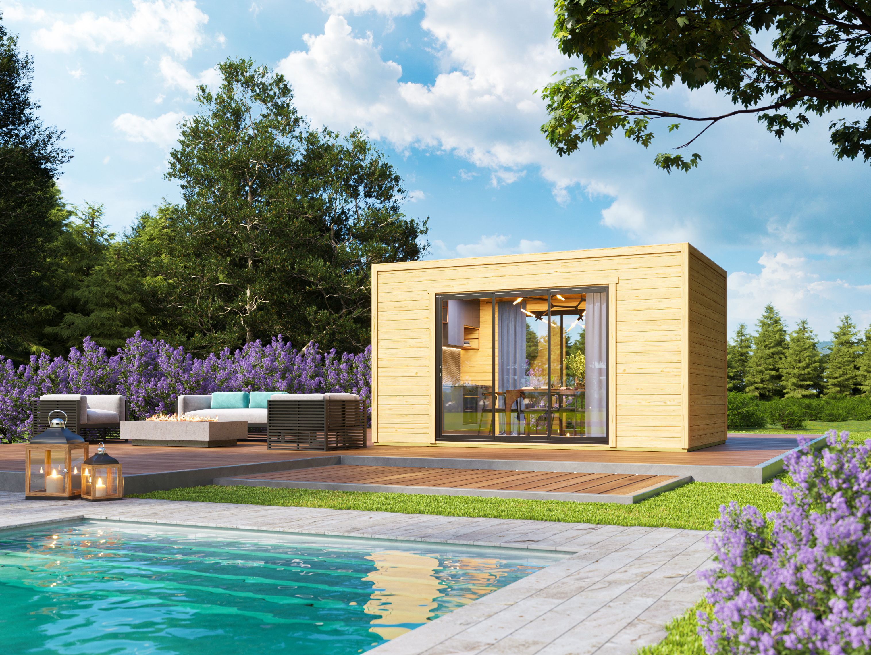 Fjordholz Gartenhaus Modell Ramsay 70 B