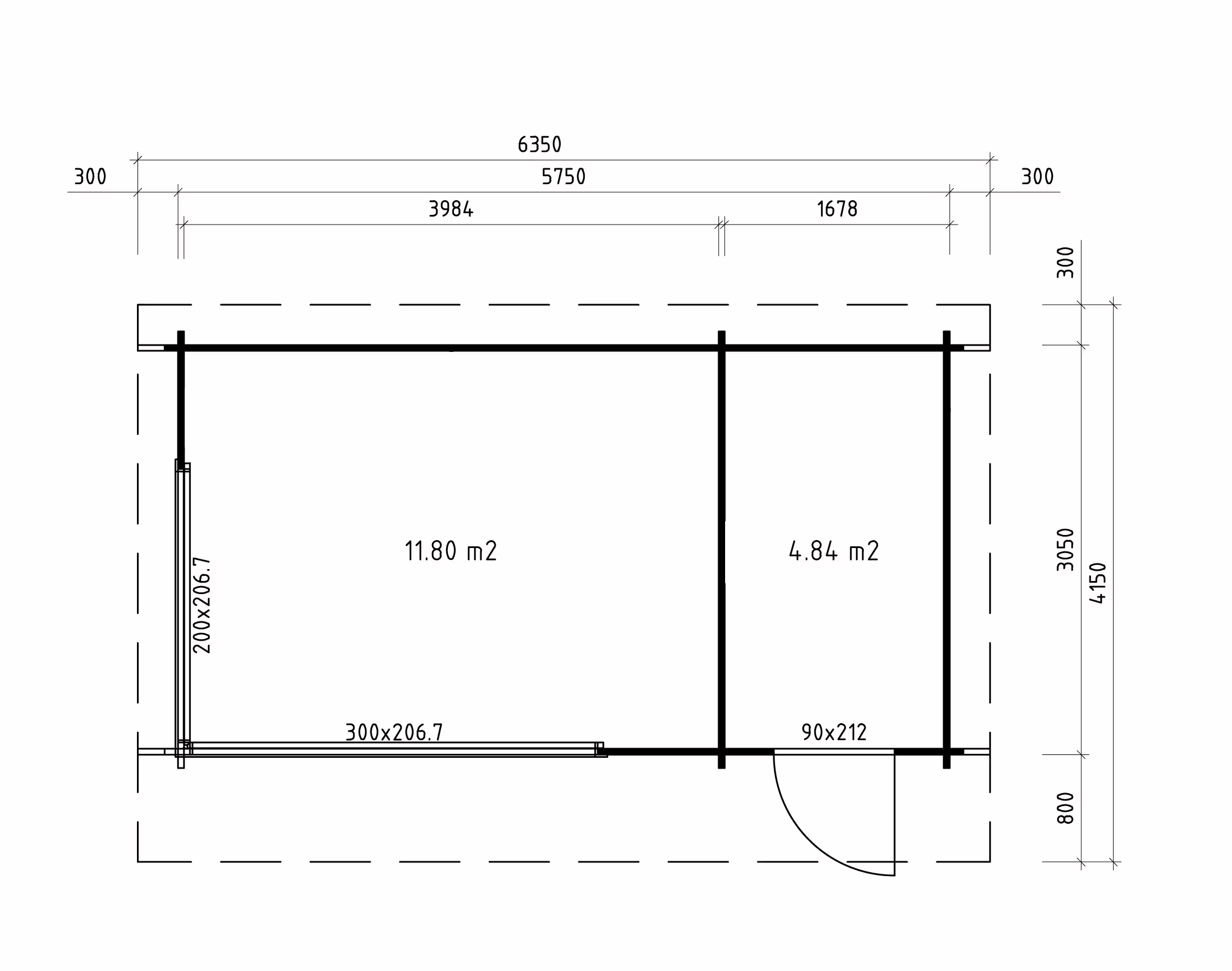 Fjordholz Gartenhaus Modell Starla 70 B Premium| Rabatt: 26%