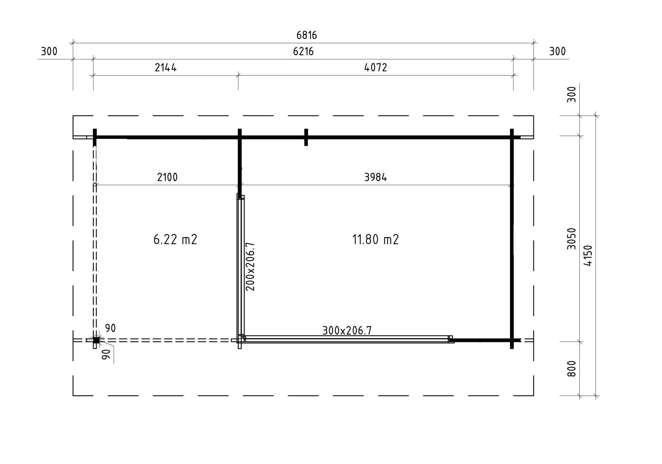 Fjordholz Gartenhaus Modell Starla 70 C Premium| Rabatt: 26%