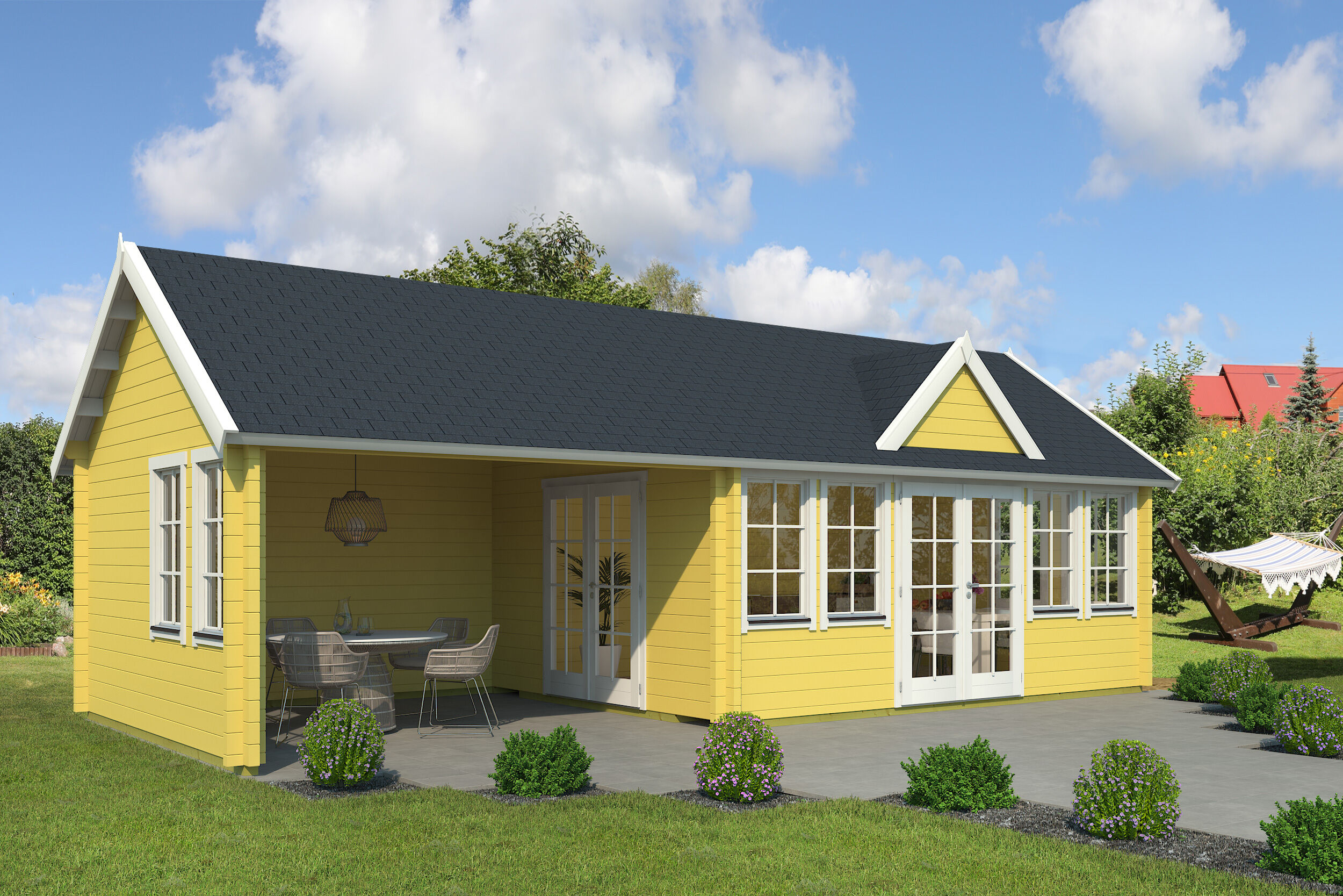 Fjordholz Gartenhaus Modell Teehaus Kensington 44