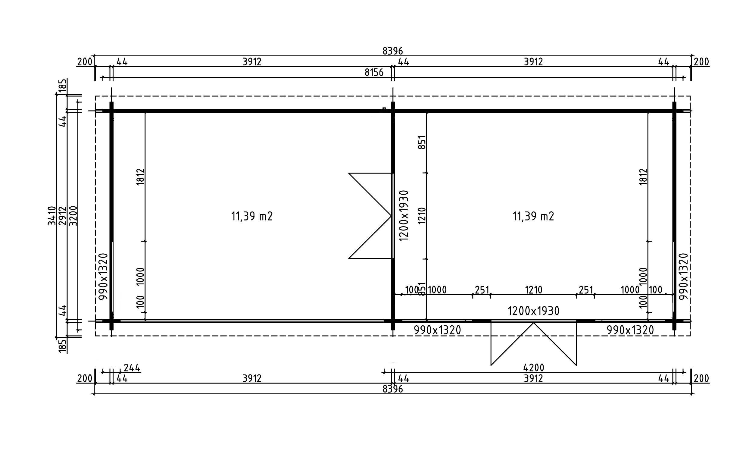 Fjordholz Gartenhaus Modell Teehaus Westminster 70| Rabatt: 26%|8x4m