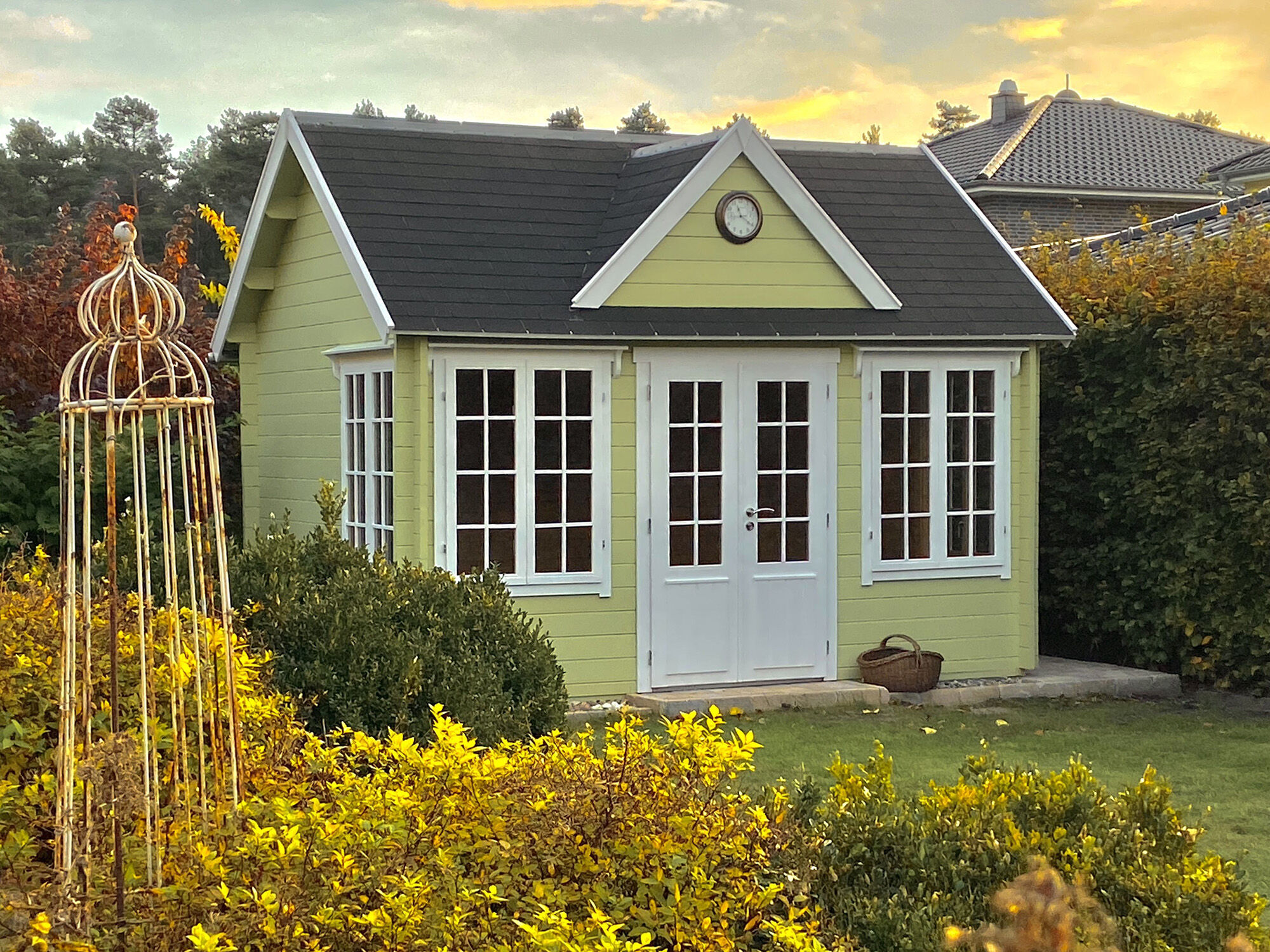 Fjordholz Gartenhaus Modell Teehaus Windsor 28| Rabatt: 26%|4x3m Fjordholz Gartenhaus Modell Teehaus Windsor 28| Rabatt: 26%|4x3m