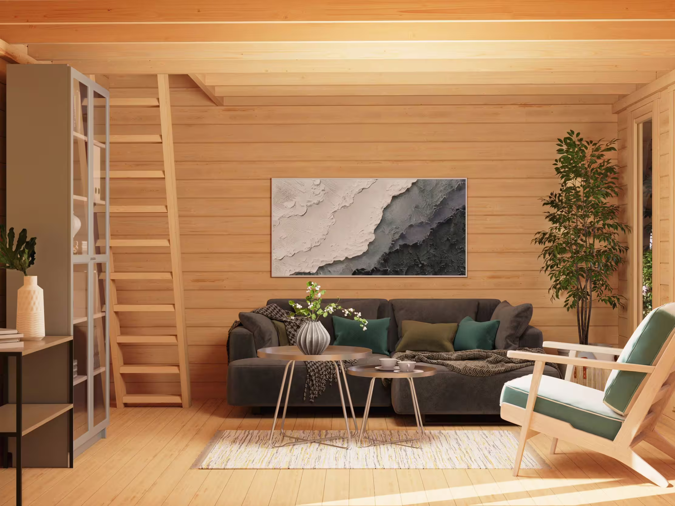 Fjordholz Gartenhaus Modell Toskana 44| Rabatt: 26%|4x4m