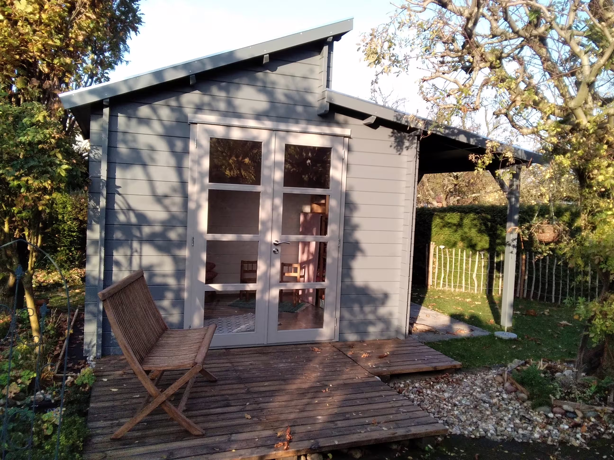 Fjordholz Gartenhaus Modell Varianta 44 C +SD| Rabatt: 26%|4x3m