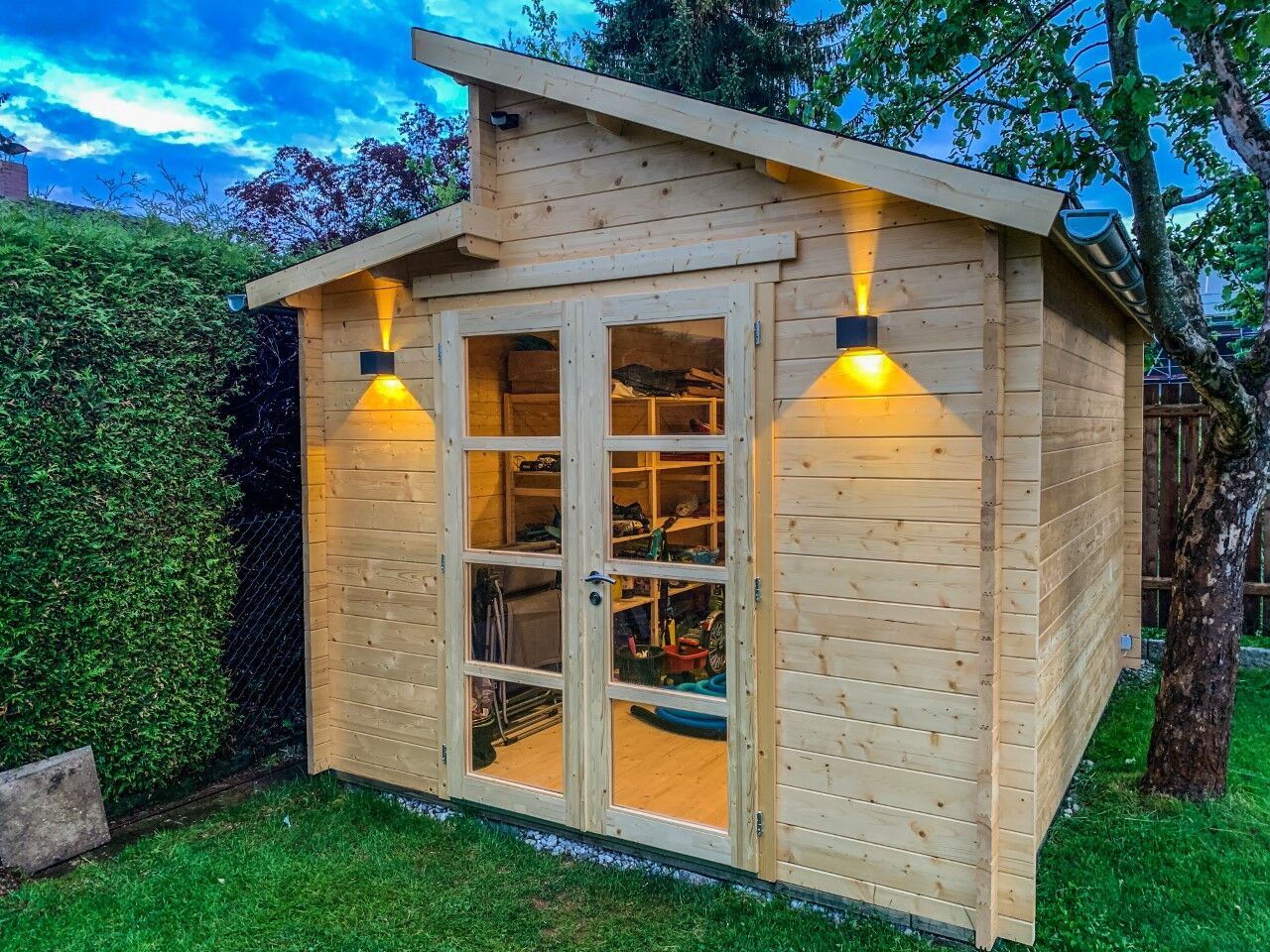 Fjordholz Gartenhaus Modell Varianta 44 E
