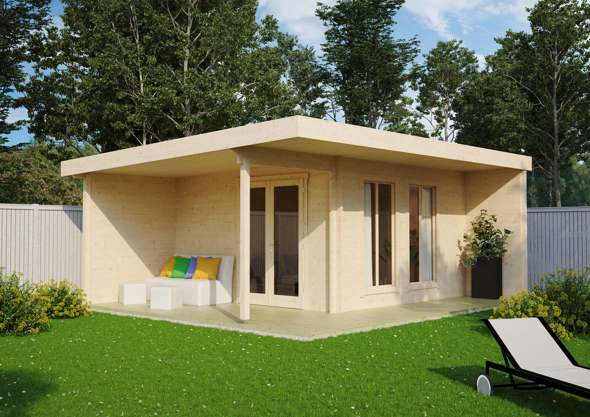 Fjordholz Gartenlounge Modell Klaus 44