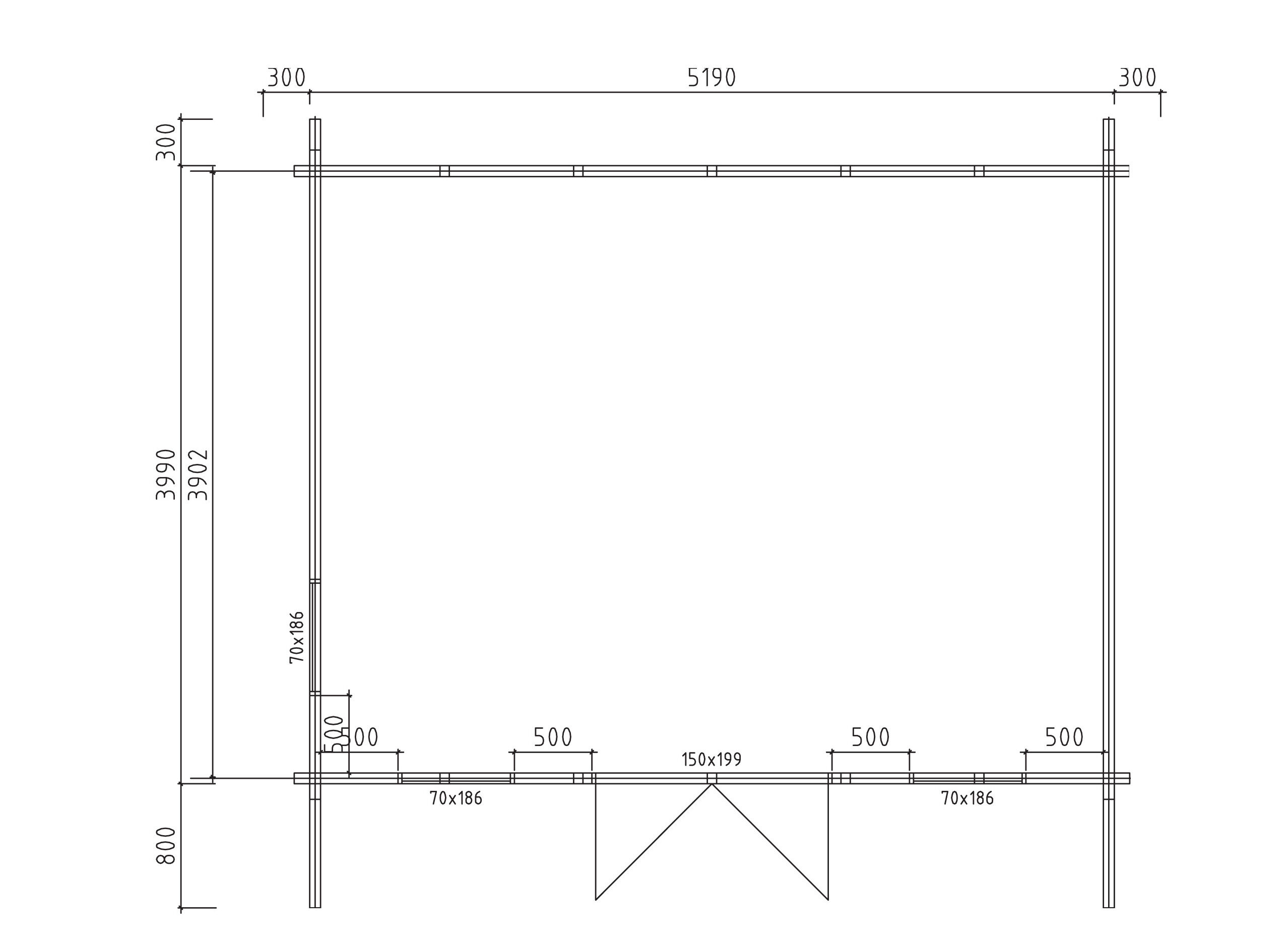 Fjordholz Gartenlounge Modell Nils 70| Rabatt: 26%