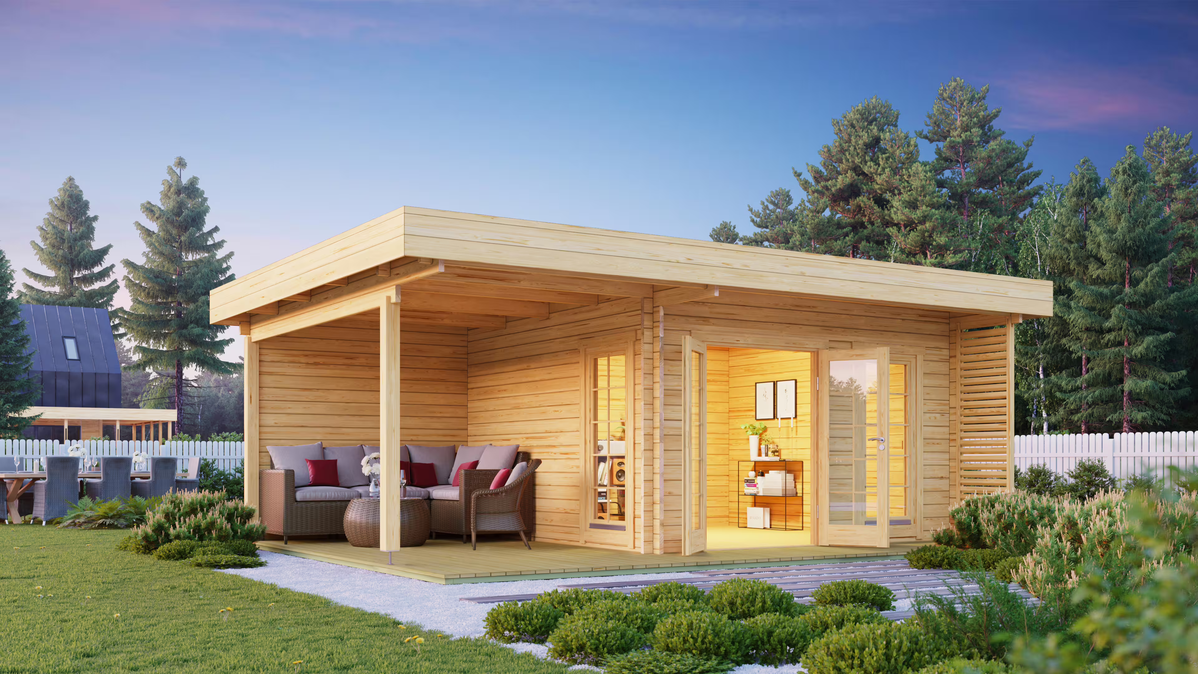 Gartenlounge Modell Petra 44 D| Rabatt: 26%|6x4m