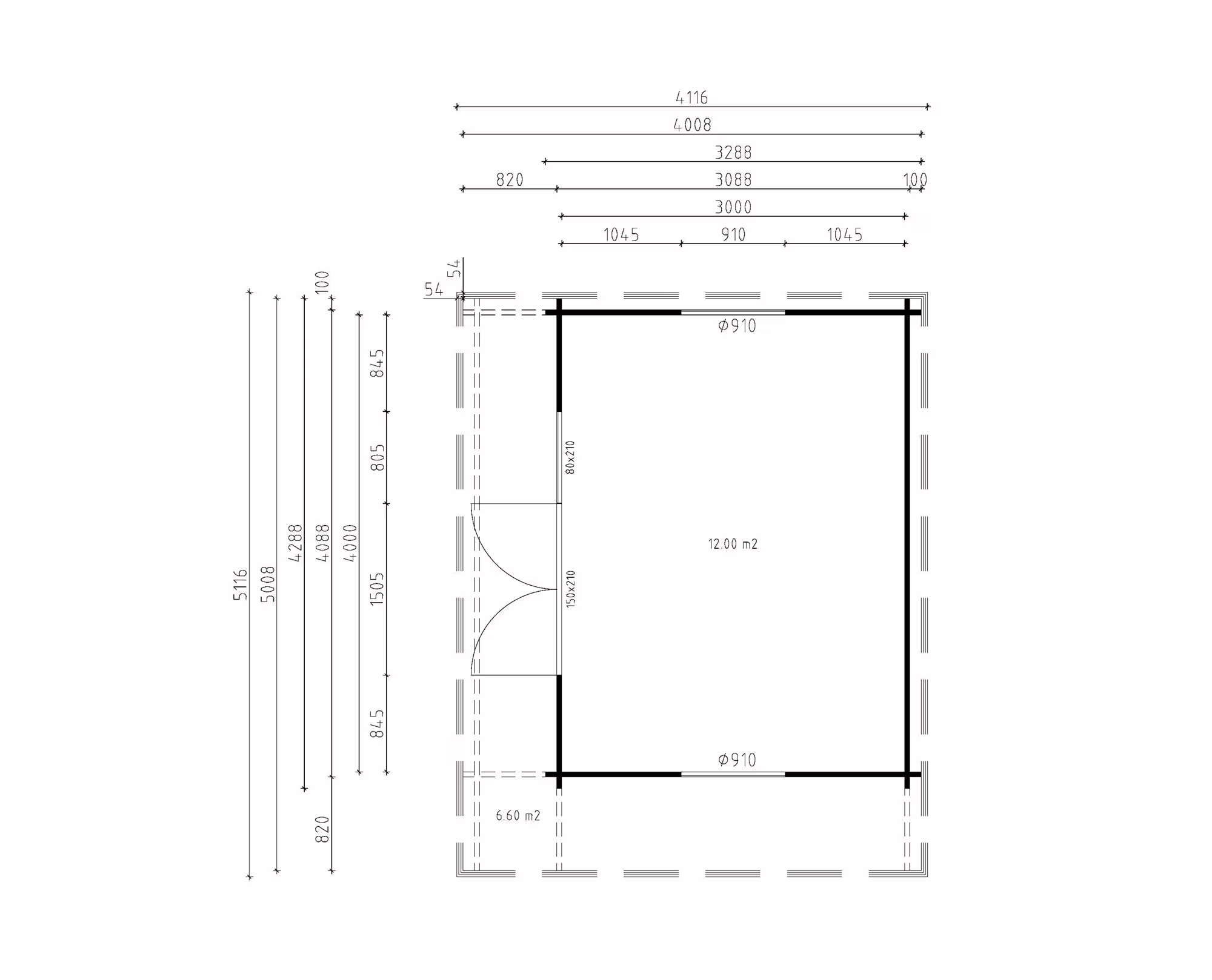 Fjordholz Gartenlounge Modell York 44| Rabatt: 26%|5x3m