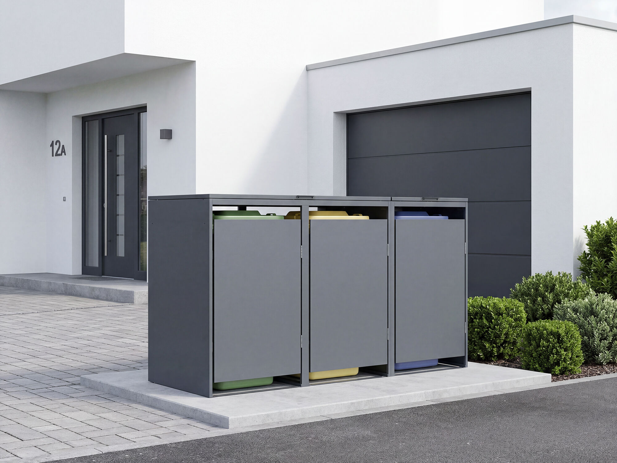 StarLine 3er Mülltonnenbox Modell Designo 240 L StarLine 3er Mülltonnenbox Modell Designo 240 L