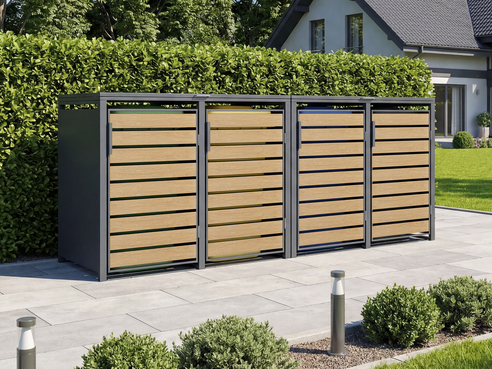 StarLine 4er Mülltonnenbox Modell Velaro 240 L