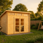 Fjordholz Pultdach Gartenhaus Modell Aktiva-28 B
