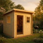 Fjordholz Pultdach Gartenhaus Modell Ezra 1C