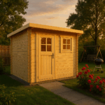 Fjordholz Pultdach Gartenhaus Modell Ezra 2B