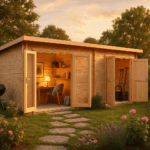 Fjordholz Pultdach Gartenhaus Modell Ezra 2P