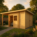 Fjordholz Pultdach Gartenhaus Modell Ezra 3K